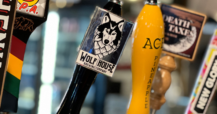 image of beer taps