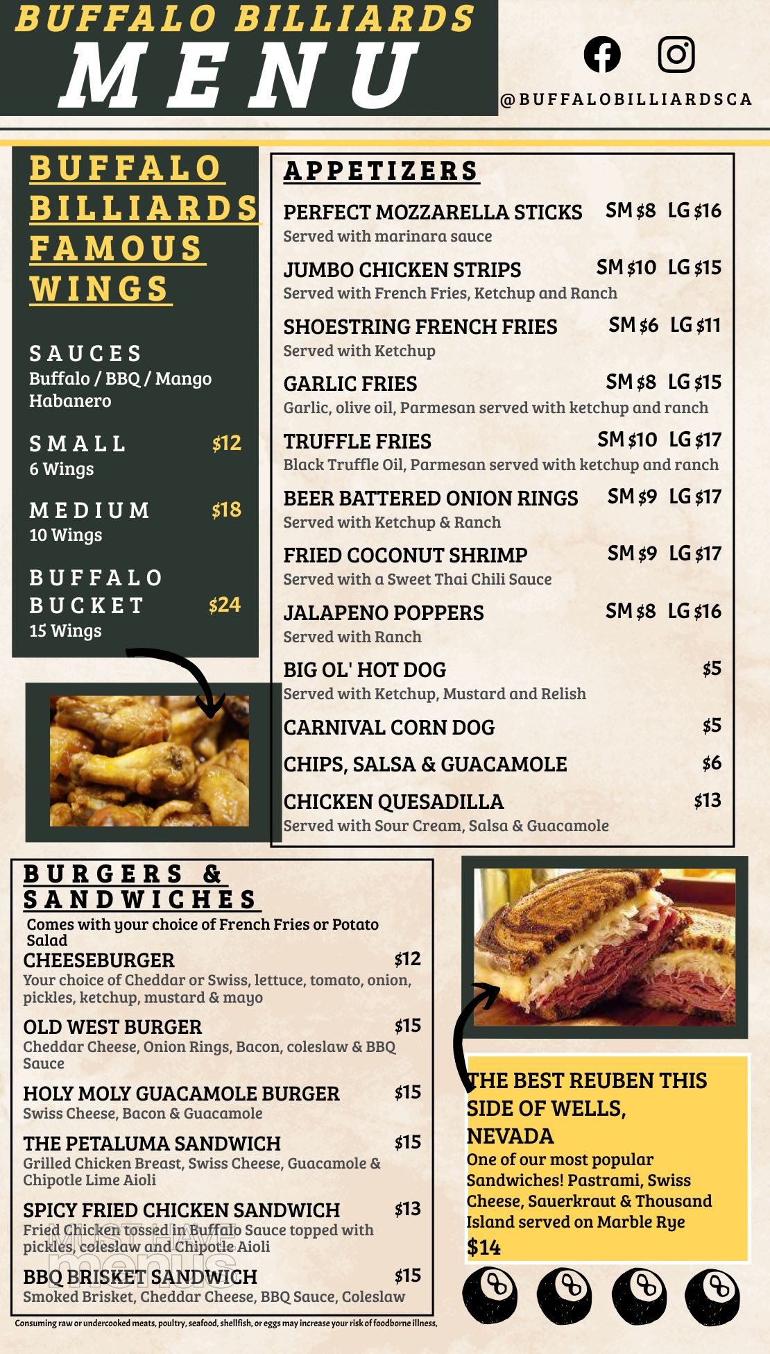 Surprisingly Good Food Buffalo Billiards Pool Hall, Petaluma, CA